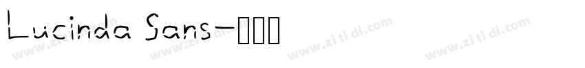 Lucinda Sans字体转换